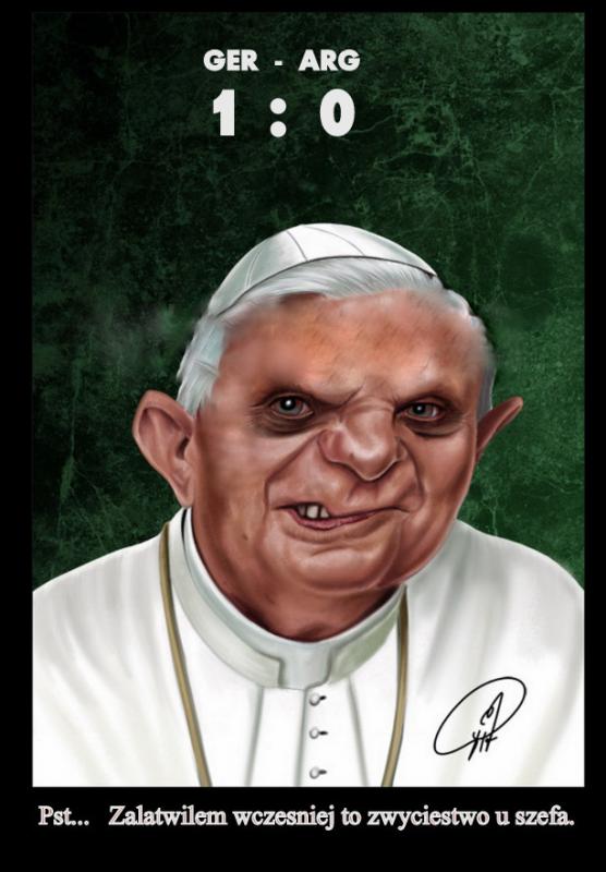 papst-benedikt-XVI-karikatur-002